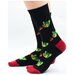 Женские носки St. Friday средние, фантазийные, размер 42-46, черный
