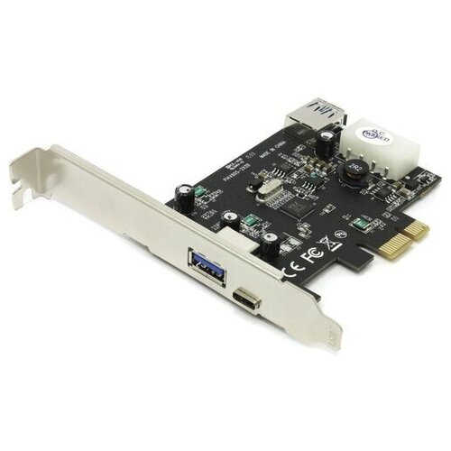 USB контроллер St-lab U-1330 контроллер pcie x1 v2 0 via vl805 usb 3 2 gen1x1 4 x usb a orient va 3u4pe oem