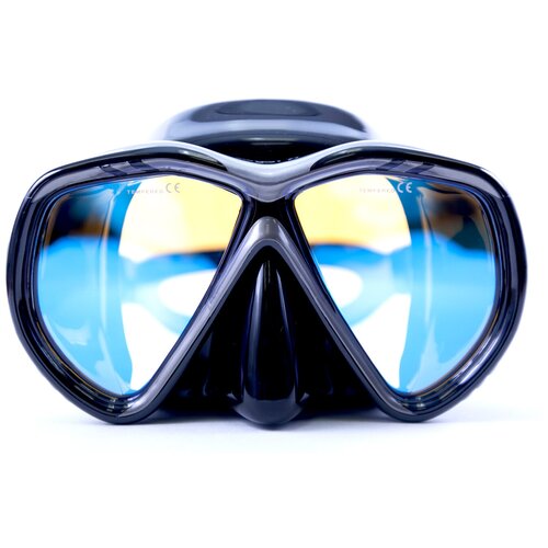 Маска для плавания Sargan вуокса просветленные линзы маска для плавания aqua lung look черная рамка черный силикон
