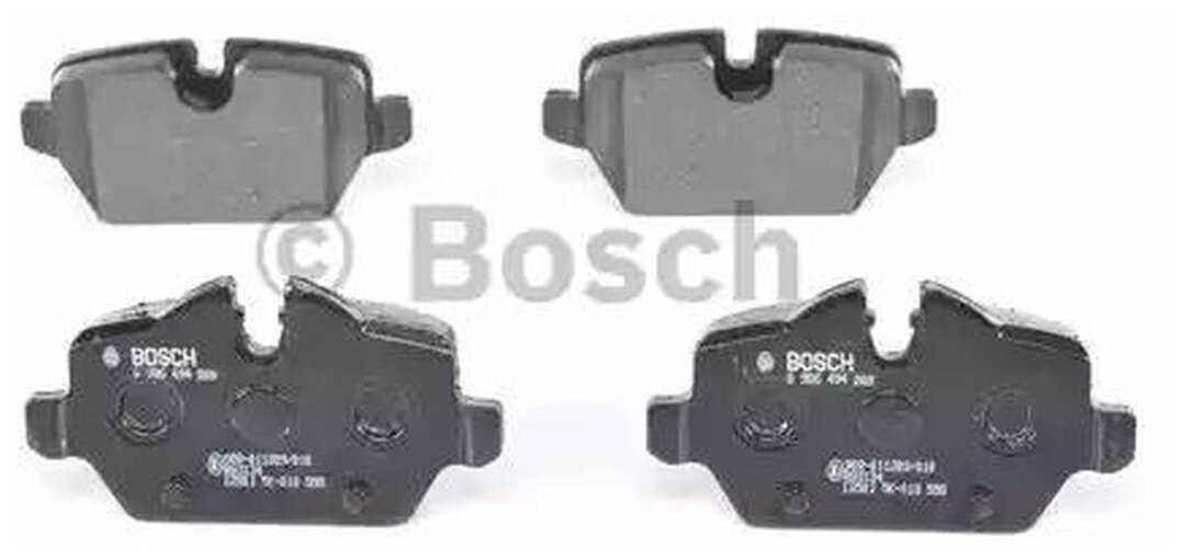Дисковые тормозные колодки задние BOSCH 0986494269 для BMW 3 series BMW 1 series Great Wall Safe Mini Cooper (4 шт.)