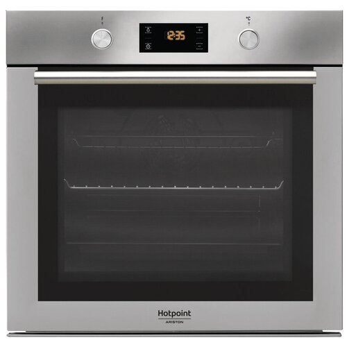 Электрический духовой шкаф Hotpoint 4FA 841 JC IX, нержавеющая сталь/черный