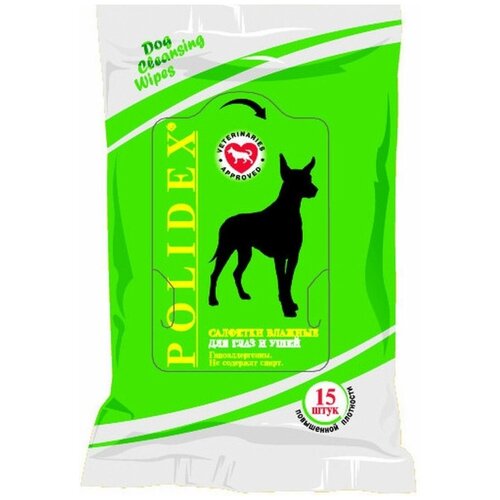 Салфетки Polidex влажные для глаз и ушей 15шт , 100 г