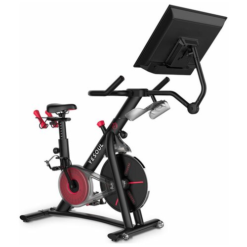 велотренажер yesoul g1 max smart spinning bike черный Велотренажер YESOUL G1 MAX Smart Spinning Bike, черный