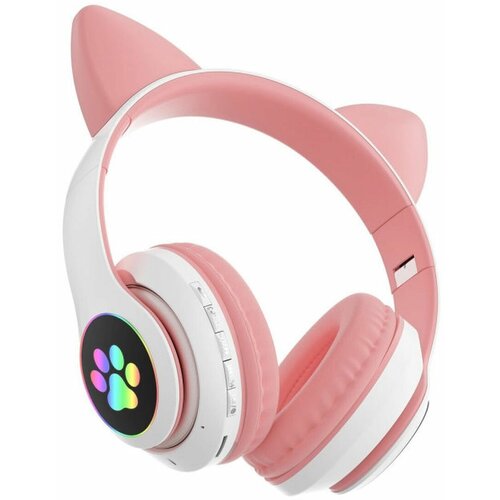 Беспроводные наушники Bluetooth STN-28 со светящимися кошачьими ушами