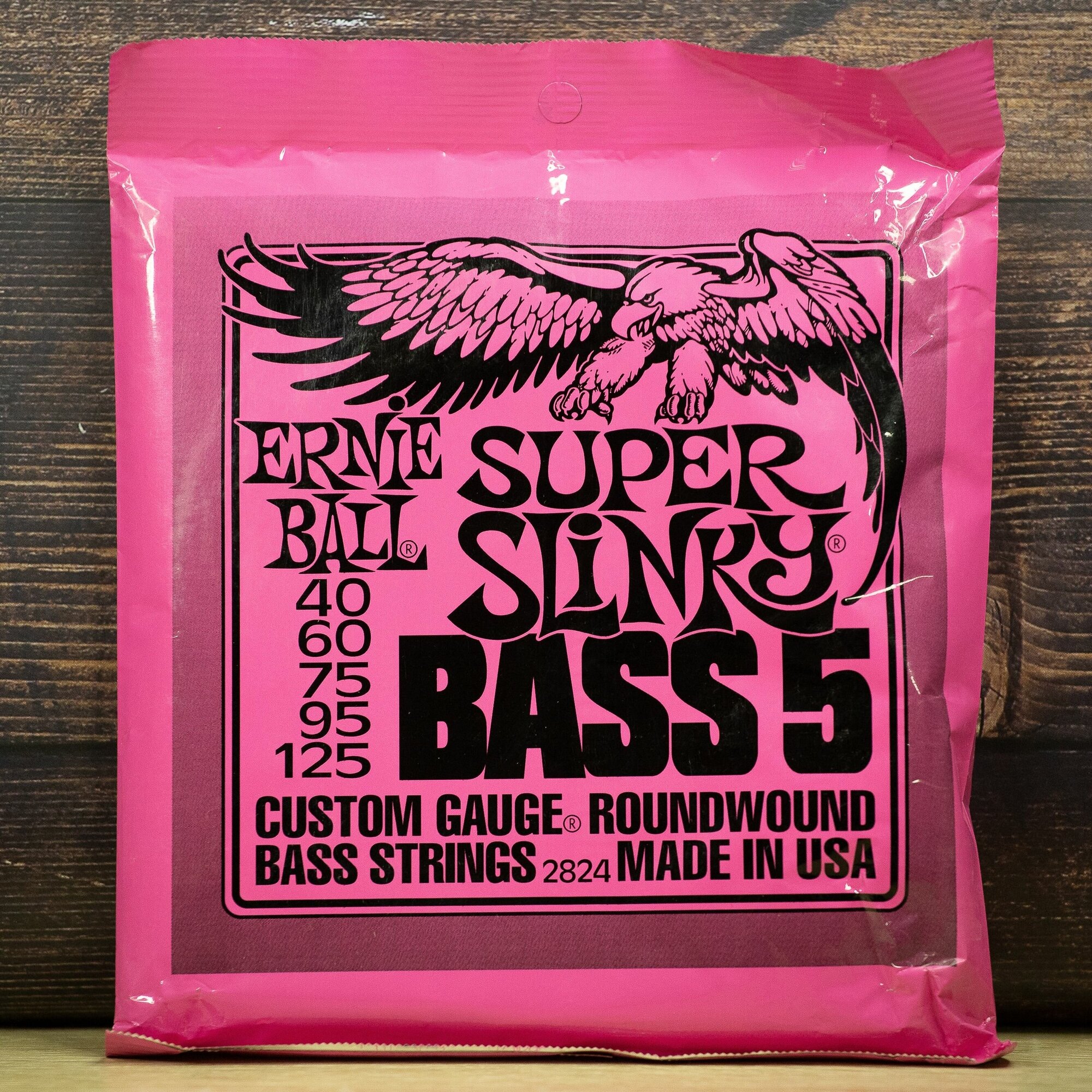 Струны для бас-гитары ERNIE BALL 2824 SUPER SLINKY 5 - (40-60-75-95-125)