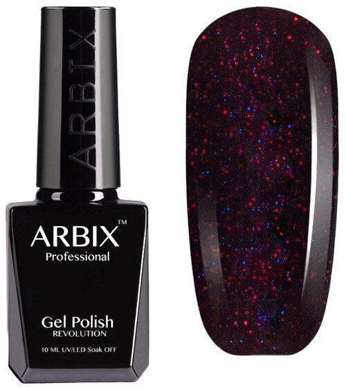 Arbix Гель-лак Classic (glitter), 10 мл, 50 г, 063 Вавилон