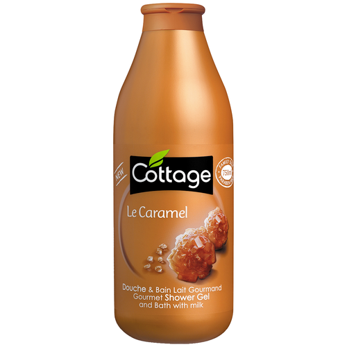 Гель для душа Cottage Caramel, 750 мл увлажняющий гель для душа и пена для ванны 2 в 1 cottage pineapple