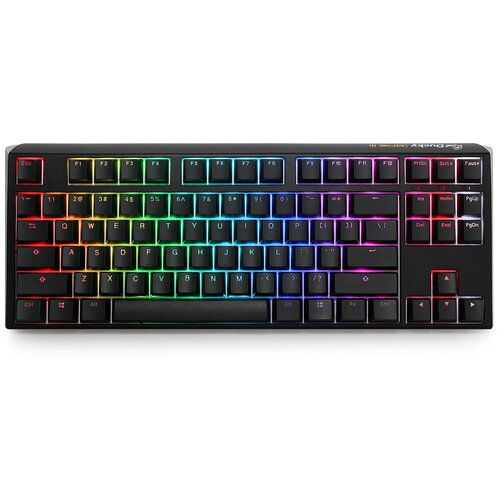 Игровая механическая клавиатура Ducky One 3 TKL Black переключатели Cherry MX RGB Speed Silver русская раскладка 1549000₽