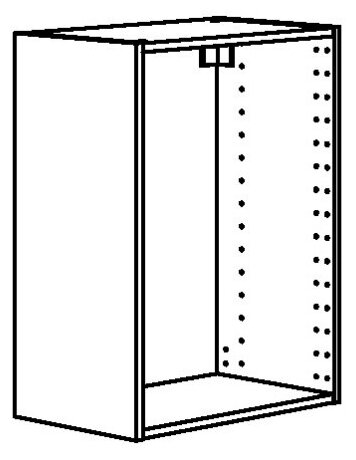 METOD метод каркас навесного шкафа 60x37x80 см белый - фотография № 2