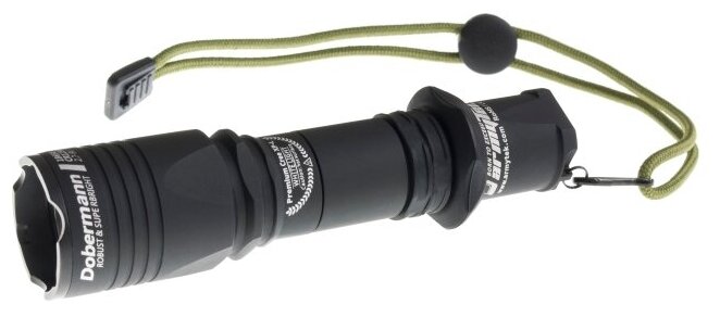 Тактический фонарь ArmyTek Dobermann XP-L HI (белый свет) черный