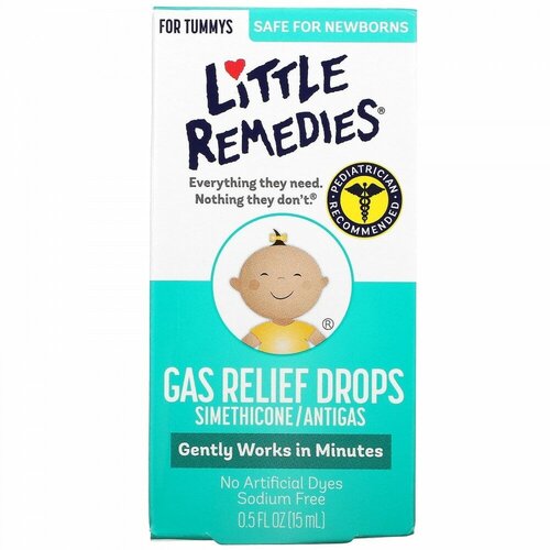 Купить Little Remedies, Газоочистительные капли для новорожденных, 15 мл (0, 5 жидк. Унции)