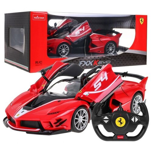 Машина р/у 1:14 Ferrari FXX K Evo красный, 2,4 G, открывающиеся дверцы машина р у 1 14 ferrari fxx k evo красный 2 4 g открывающиеся дверцы 1 шт