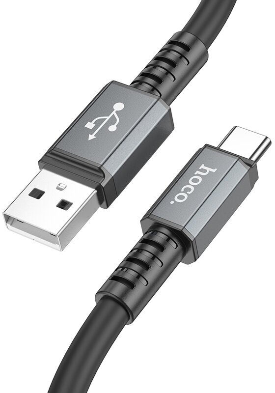 Кабель USB HOCO X85 USB - Type-C, 3A, 1 м, черный