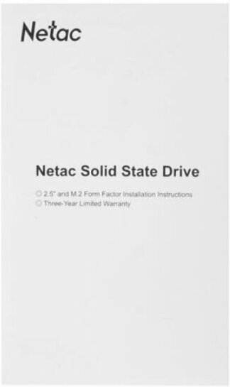 Накопитель SSD Netac mSATA N5M 256Gb 3D NAND NT01N5M-256G-M3X