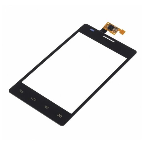 Тачскрин для LG E615 Optimus L5 Dual, без рамки, черный тачскрин сенсор для lg p350 optimus me черный
