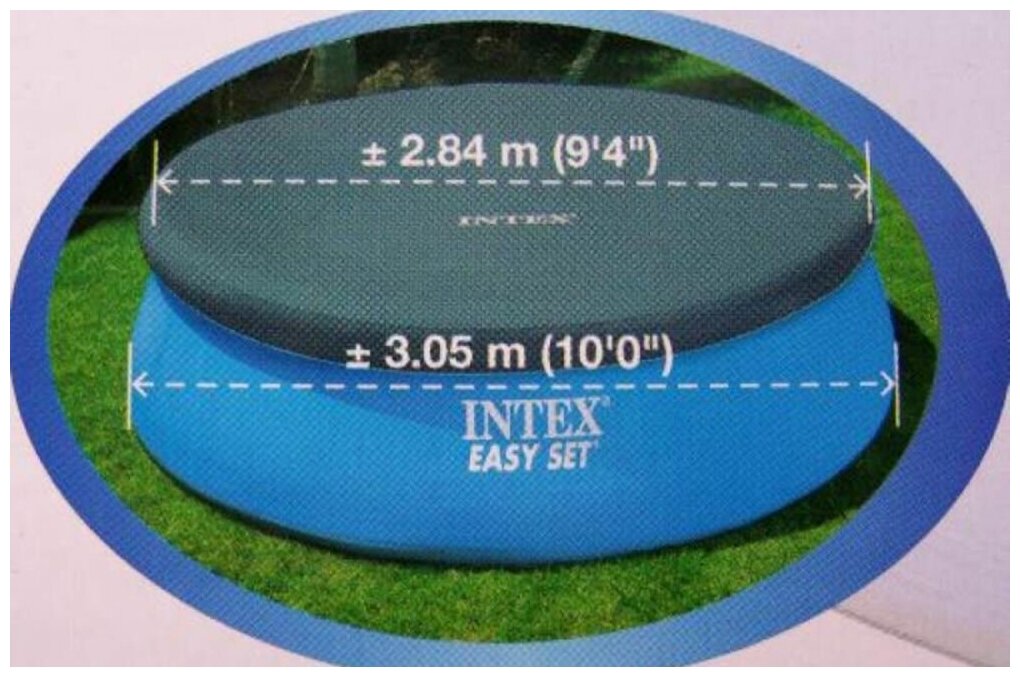 Тент для бассейнов надувных круглых INTEX EASY SET POOL 305 см Intex 28021