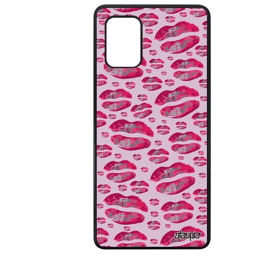 фото Чехол на телефон galaxy a71, "губы" поцелуй вкус utaupia
