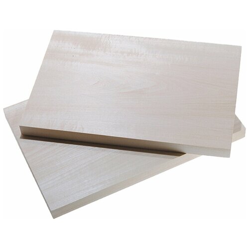 Деревянная заготовка для резьбы по дереву, доска из липы 30х20х2 см, в наборе 2шт.