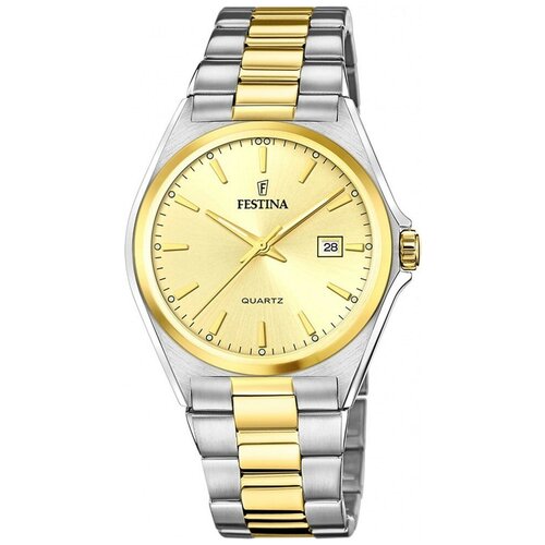 Наручные часы FESTINA Classics, золотой, серебряный наручные часы festina classics f20504 2 серебряный золотой