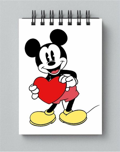 Блокнот Mickey Mouse, Микки Маус №5, Размер А6: 10 на 15 см