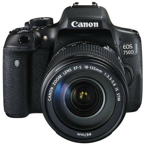 Фотоаппарат Canon EOS 750D Kit EF-S 18-135mm f/3.5-5.6 IS, черный