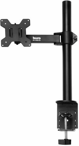 Кронштейн Buro BU-M051-M для мониторов ЖК, до 32", до 8кг, крепление к столешнице, поворот и наклон, черный (1518688)
