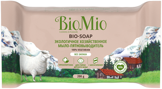 Хозяйственное мыло BioMio Bio-Soap с пятновыводителем 0.2 кг