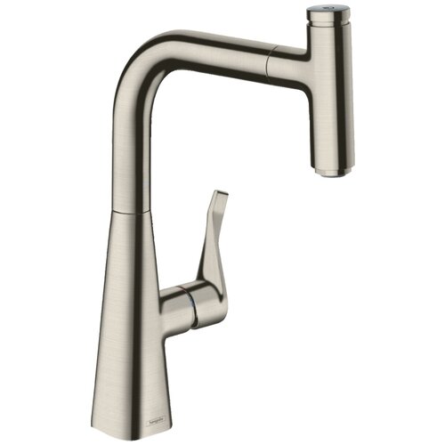 Смеситель для кухни Hansgrohe Metris Select M71 14857800 Сталь