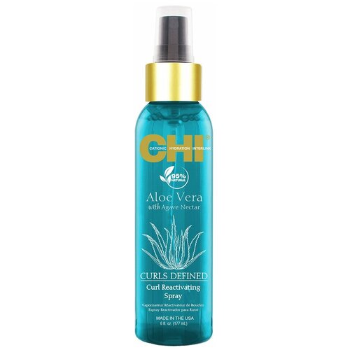 CHI Aloe Vera Curl Reactivating Spray Спрей для вьющихся волос, 177 мл