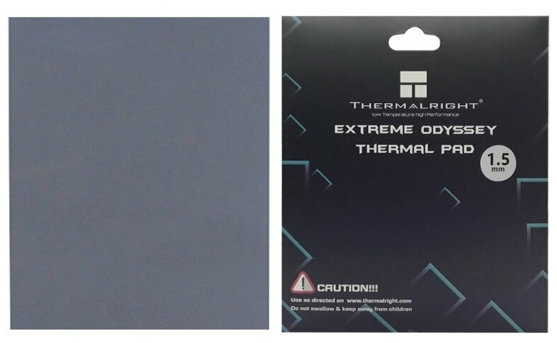 Термопрокладка Thermalright Extreme Odyssey , размер 120x120 мм, толщина 1.5 мм 12.8 Вт/(м·K)