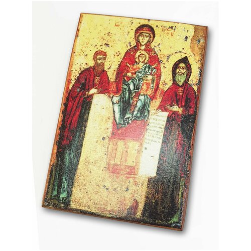 Икона Свенская Божия Матерь, размер - 10x13 икона силуамская божия матерь размер 10x13