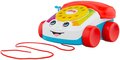 Каталка-игрушка Fisher-Price Телефон на колесах FGW66, красный/белый/голубой
