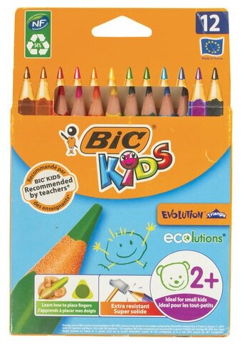 Карандаши цветные BIC Evolution 12 цветов