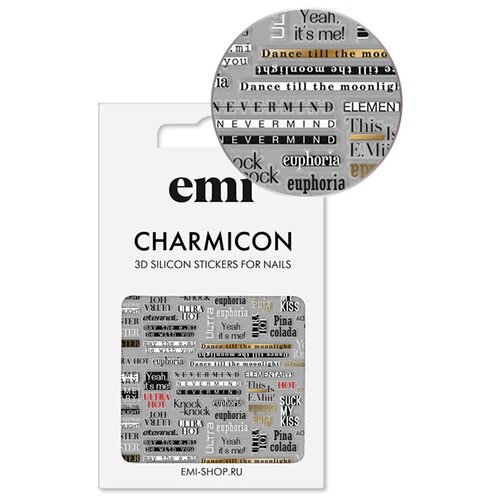 E.Mi, 3D-стикеры №167 Cheeky Charmicon 3D Silicone Stickers