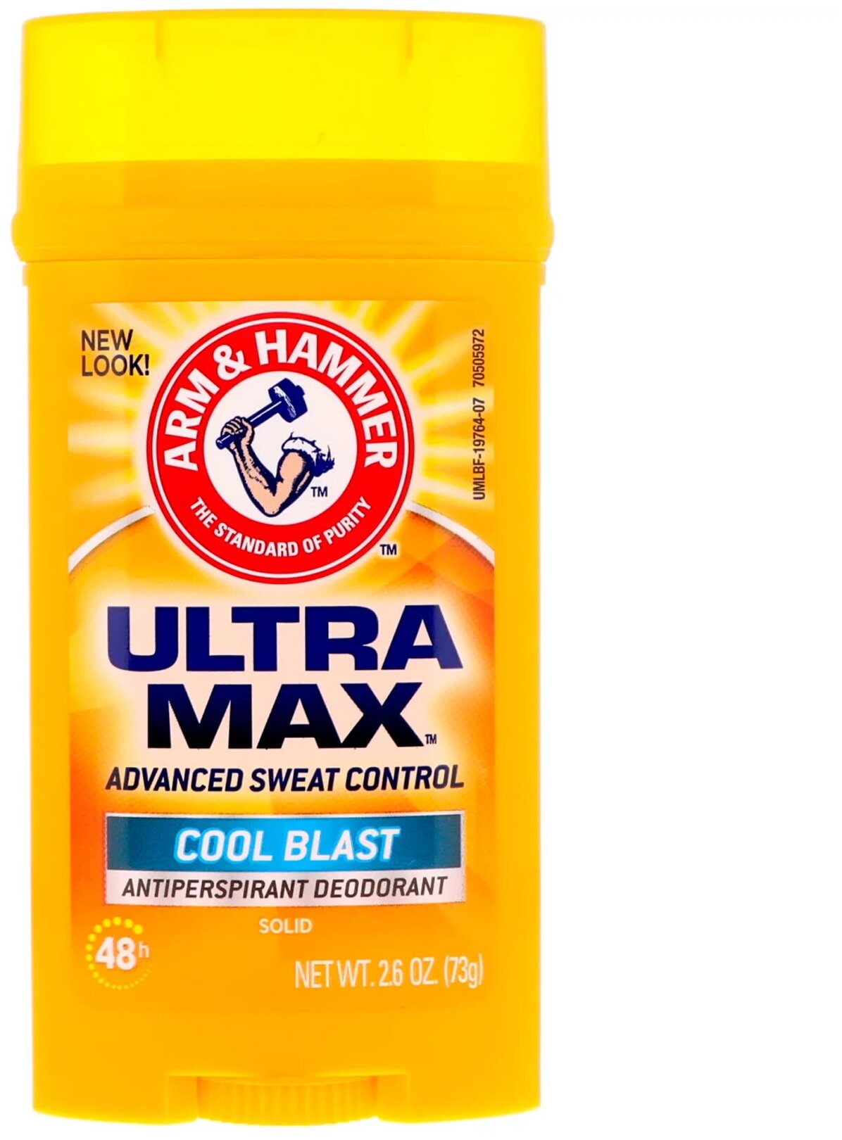 Arm&Hammer Дезодорант-антиперспирант (срок до 10/24) стик Ultramax Cool Blast, 73 мл, 73 г — фото 1