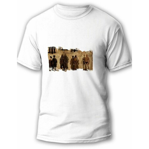 фото Футболка будь на стиле, футер, размер l, белый