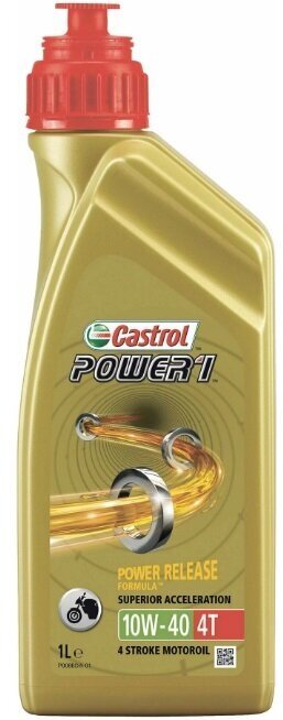 Синтетическое моторное масло Castrol Power 1 4T 10W-40, 1 л