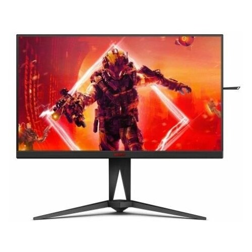 монитор aoc 22b2d 21 5 16 9 Монитор AOC 27 черный/красный VA LED 1ms 16:9 HDMI матовая HAS Pivot 1000:1 400cd 178гр/178гр 2560x1440 DisplayPort WQHD USB 2.1кг