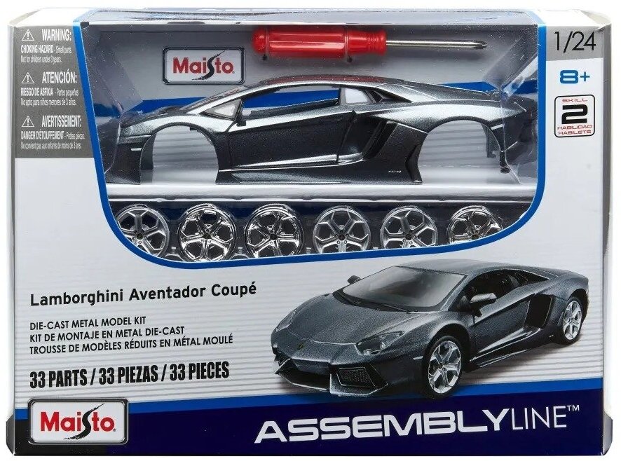 Машинка Maisto КИТ 1:24 SPAL - Lamborghini Aventador LP700-4 39234