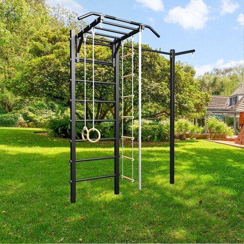 Уличная шведская стенка Sv Sport У461 (ступени Чёрные)