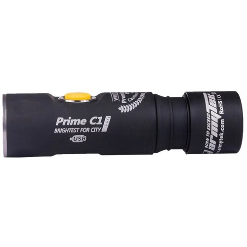 фото Ручной фонарь armytek prime c1 pro xp-l magnet usb (теплый свет) + 18350 li-ion черный