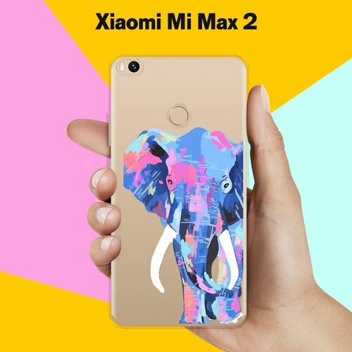 Силиконовый чехол на Xiaomi Mi Max 2 Слон / для Сяоми Ми Макс 2
