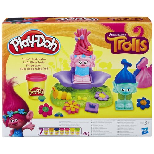 фото Play-doh набор для лепки из пластилина play-doh тролли