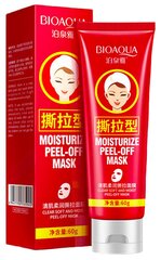 BioAqua Увлажняющая маска-пленка для очищения кожи лица от черных точек, 60 г, 60 мл