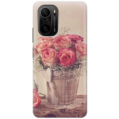 фото Чехол - накладка artcolor для xiaomi poco f3 с принтом "винтажные розы" re:pa