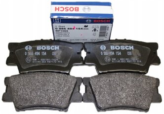 Дисковые тормозные колодки задние Bosch 0986494154 для Toyota RAV4, Toyota Camry (4 шт.)