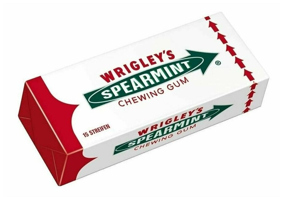 Жевательная резинка Wrigleys Spearmint 13г Ригли - фото №3