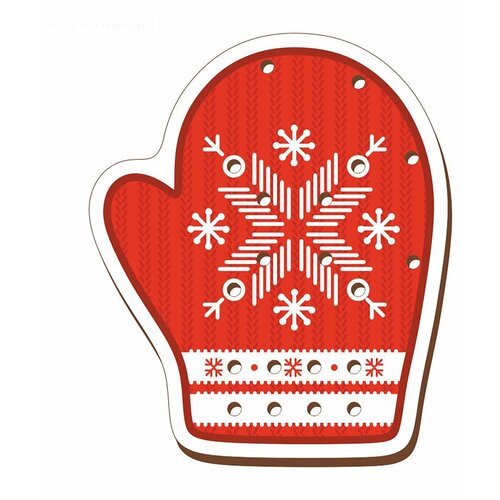 Шнуровка Woodland Рукавица (017125/017126) красный
