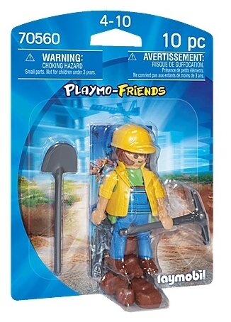 Конструктор Playmobil Playmo-Friends 70560 Строитель, 10 дет.