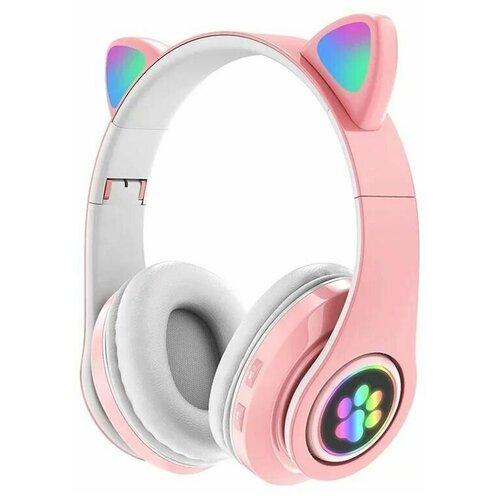 Беспроводные Наушники Детские со Светящимися Ушками bluetooth mp3 Cat Ear 89900₽